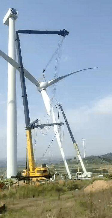 国产风电吊车视频,创新驱动，助力绿色能源发展